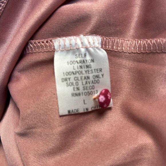 Andrée By Unit Womens Long Sleeve Floral Striped Tunic Dress Large Purple New - Picture 5 of 10